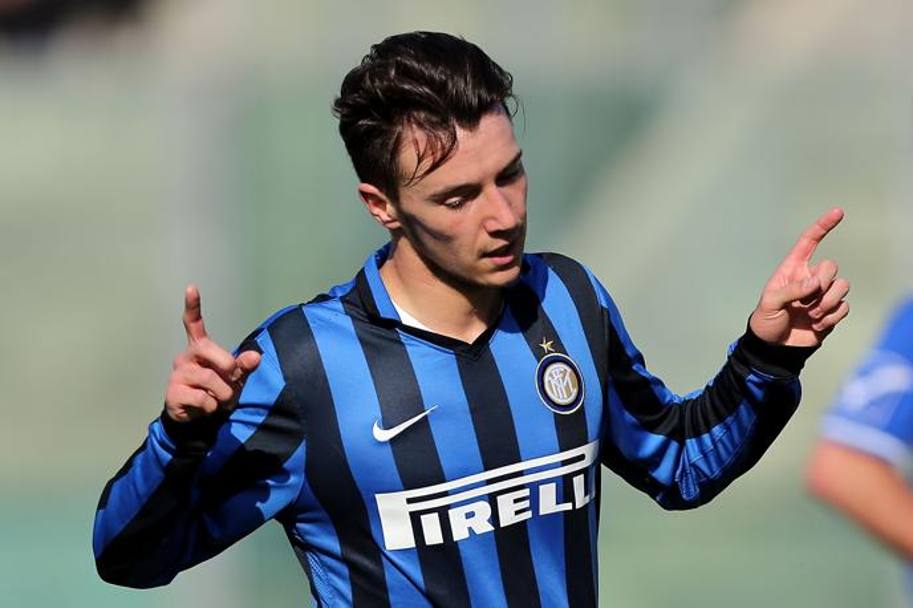 Enrico Baldini, classe &#39;96, ha inaugurato la goleada dell&#39;Inter. Getty Images